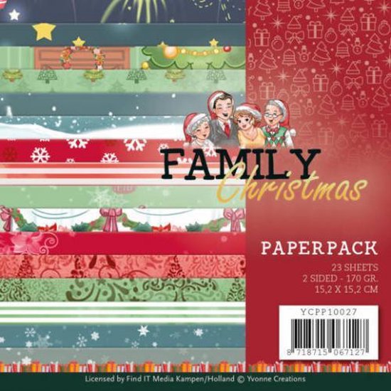 Paperpack - Family Christmas van Yvonne Creations