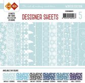 Card Deco - Designer Sheets - Winter Edition babyblauw