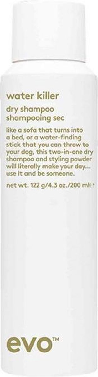 Evo Water Killer Droog Shampoo 200ml - Droogshampoo vrouwen - Voor Alle haartypes