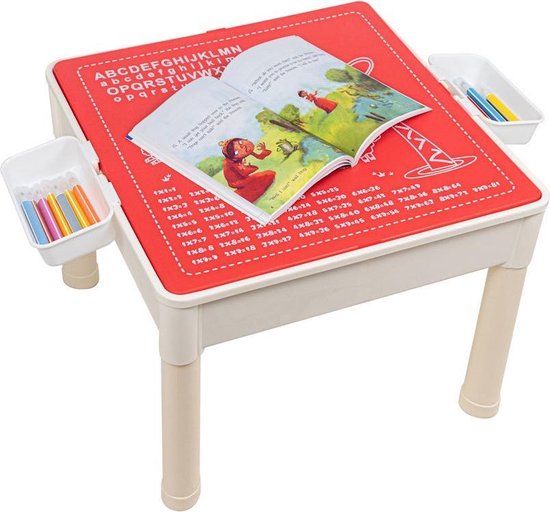 Decopatent® - 3in1 Kindertafel met Blad - Watertafel met