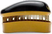DESSATA Barber black-gold detangling hairbrush. Mini size with travel cover.
