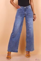 Broek Toxik3 hoge taille flair jeans