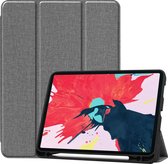 iPad Pro 2021 Hoes (11 Inch) - Cowboy Cover Book Case - Grijs
