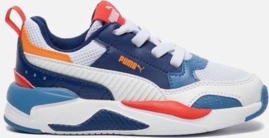 puma red blue shoes