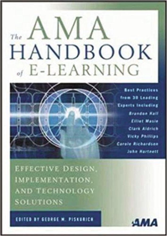 The AMA Handbook of E-Learning - cover