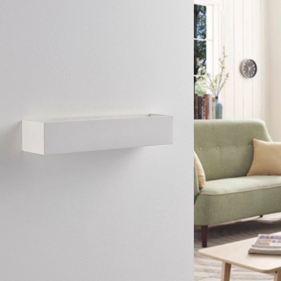 Lindby - Applique LED - 2 lumières - plâtre - H: 7 cm - G9 - blanc - Sources lumineuses incluses