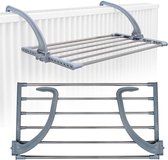 Radiator wasdroger 30x63x25 cm roestvast staal, 30x63x25 cm