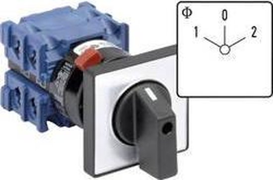 Kraus & Naimer CH10.A212.FT2 Inverseur 20 A 2 x 60 ° gris, noir 1 pc(s)