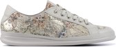 Christian Dietz Sneakers Dames - Lage sneakers / Damesschoenen - Leer - 4621551 - Gebloemd  -  Gebroken wit combi - Maat 36.5