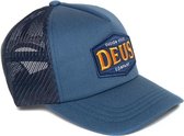 DEUS American Twin Trucker cap - Petrol Blue