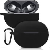 kwmobile hoes geschikt voor Huawei FreeBuds Pro - Siliconen cover voor oordopjes in zwart