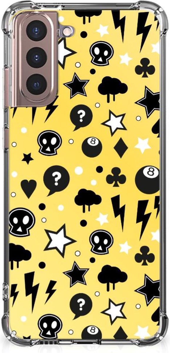 Extreme Case Samsung Galaxy S21 Plus Punk Geel