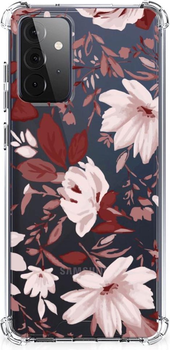 Back Cover Samsung Galaxy A72 4G/5G Watercolor Flowers