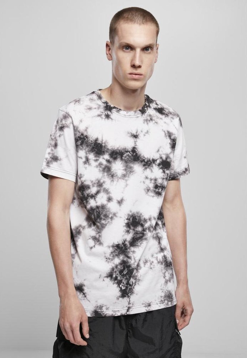 Urban Classics Tie Dye Heren T-shirt L Wit
