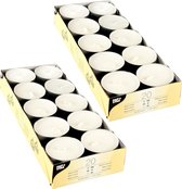 60x stuks Maxi waxinelichtjes/theelichten 9 branduren