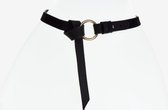 Elvy Fashion- Plain Belt Women 20746 - Black Gold - One Size