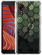 Hoesje Geschikt voor Samsung Galaxy Xcover 5 - Snakeskin Honeycomb
