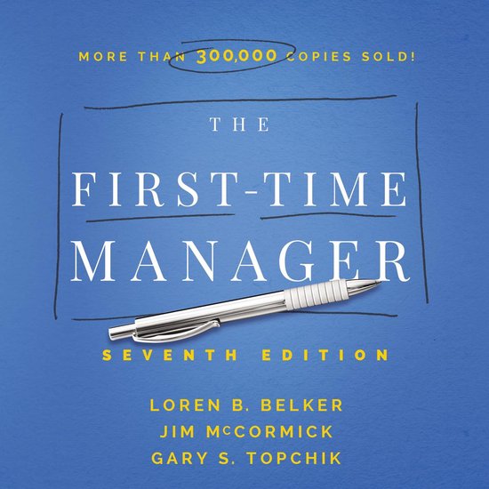 The First-Time Manager - cover