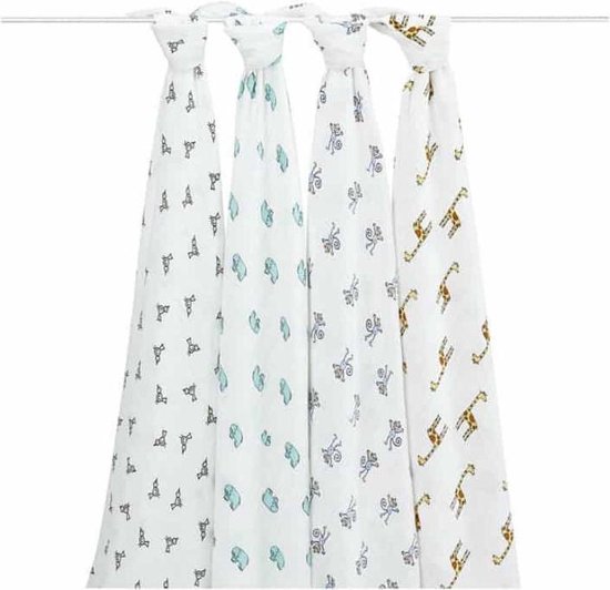 Aden + Anais Swaddle 4-pack Jungle Jam