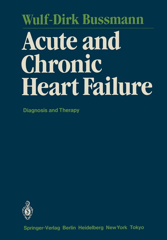 Acute and Chronic Heart Failure (ebook), Wulf-Dirk Bussmann ...
