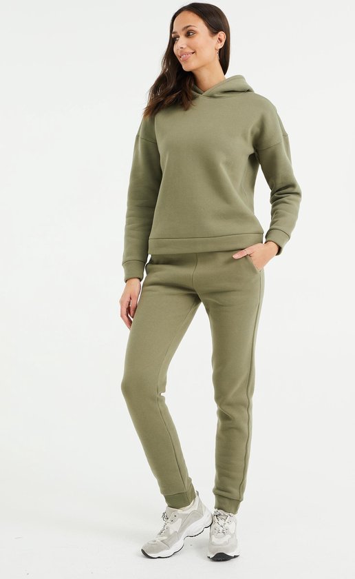 officieel Perforatie Zeeman WE Fashion Sweatpants Dames Olive Green - Maat S | bol.com
