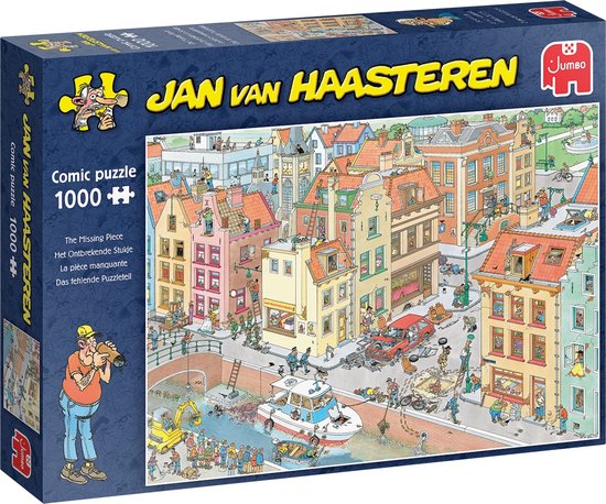 kam Winst Laan Jan van Haasteren Het Ontbrekende Stukje puzzel - 1000 stukjes | bol.com