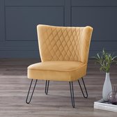 Fauteuil Tarnby Mosterd - Oker Geel