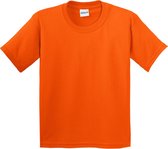 Gildan Childrens Unisex Zachte Stijl T-Shirt (Pakket van 2) (Oranje)