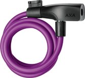 AXA - Resolute 8-120 – Slot voor Fietsen - Kabelslot - Gebruiksvriendelijk - 120 cm lang - Diameter 8 mm - Paars