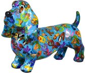 Pomme pidou Hond Bruce | Spaarpot | Medium | Aquablue Abc