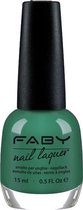 Faby Nagellak Springtime In Central Park 15 Ml Vegan Groen