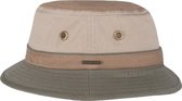Hatland - UV Bucket hoed voor heren - Yelmer - Beige - maat XL (61CM)