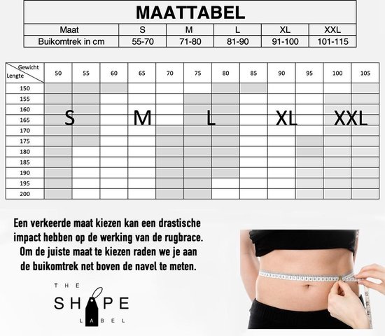 The Shape Label™ - Shoulder Brace Pro Rugbrace | Postuur & Rug Corrector Voor Houding Correctie - The Shape Label