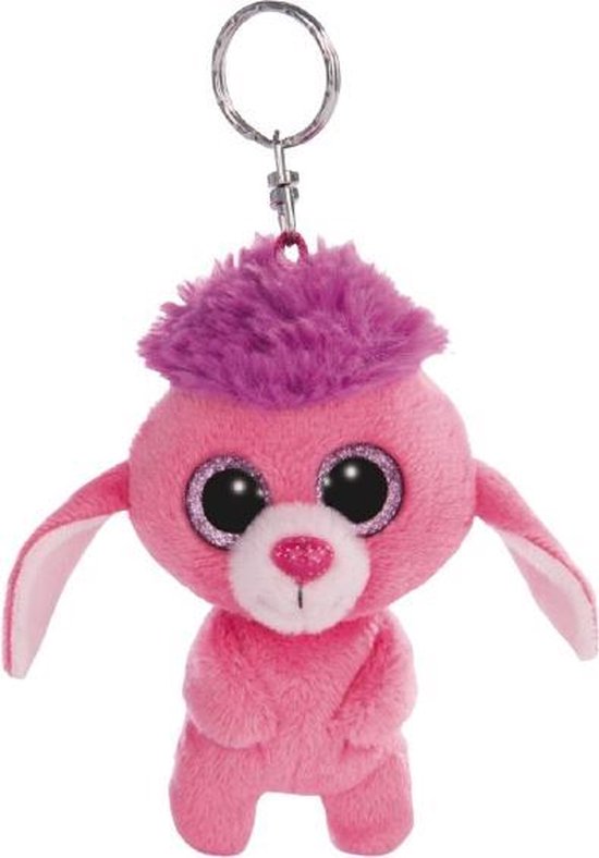 Nici Sleutelhanger Glubschis Mooki Junior Pluche 9 Cm Roze