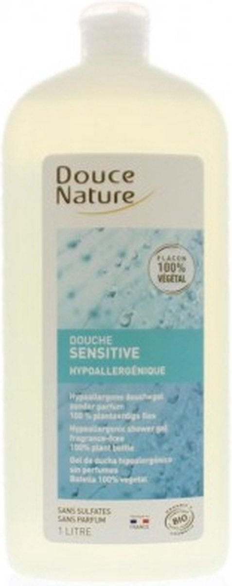 Douce Nature Douchegel hoge tolerantie roos uit Marokko bio 1 Liter