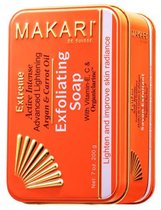 Makari Extreme Wortel & Argan Zeep voor natuurlijk een perfecte, egale en jonge huid - Voor het bleken van de huid