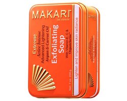 Makari Extreme Wortel & Argan Zeep voor natuurlijk een perfecte, egale en jonge huid - Voor het bleken van de huid