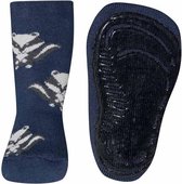 Antislip sokken met dassen donkerblauw-31/34