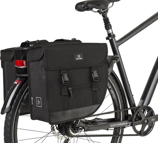 Fastrider Hybrid Dubbele Fietstas Zwart - 26L van FastRider — afbeelding 3