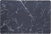 Atmosphera Marble Placemat set van 4 - Zwart - 45 x 30 cm - Onderleggers