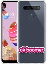 LG K51S Hoesje OK Boomer - Designed by Cazy