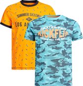 WE Fashion Jongens T-shirt met print, 2-pack