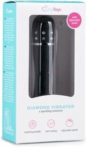 Easytoys Mini Vibrator Gelinieerd - Zwart