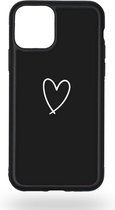 Heart in black Telefoonhoesje - Apple iPhone 11 Pro