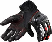 REV'IT! Metric Black Neon Red Motorcycle Gloves 2XL - Maat 2XL - Handschoen