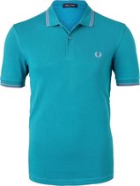 Fred Perry M3600 polo twin tipped shirt - Fanfare / 50's Silver / 50's Silver -  Maat: 3XL