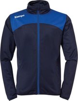 Kempa Emotion 2.0 Polyesterjack Marine Blauw-Royal Blauw Maat 3XL