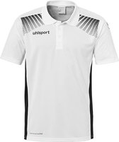 Uhlsport Goal Polo Shirt Wit-Zwart Maat 2XL