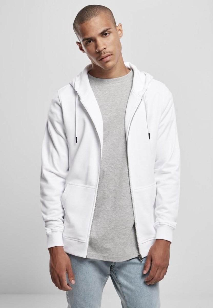 Urban Classics Basic Terry Vest met capuchon XL Wit