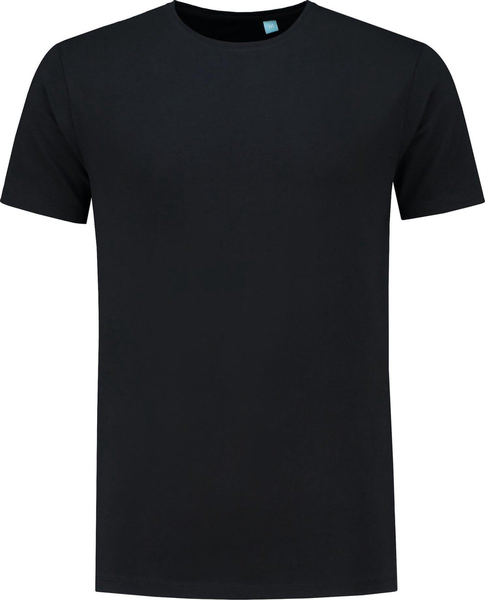L&S T-shirt crewneck fine cotton elasthan